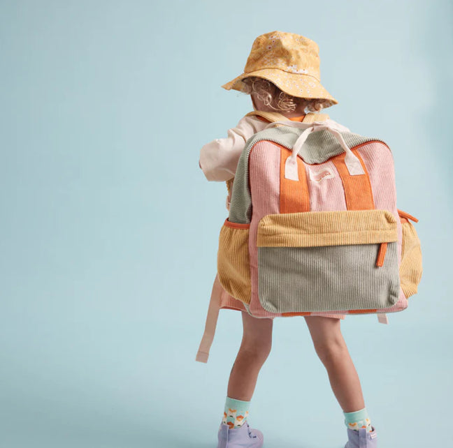 Corduroy Splice Eco Backpack - Candy