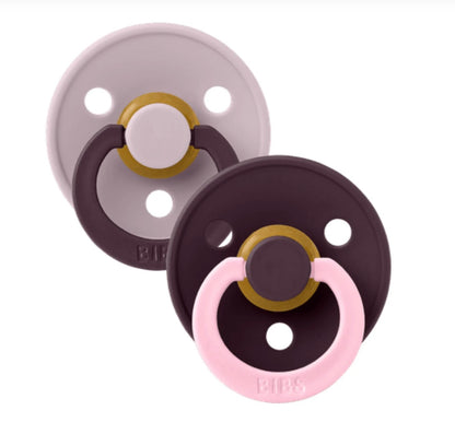 Natural Rubber Round Dummy - Fusion Dusky Lilac / Plum Mix