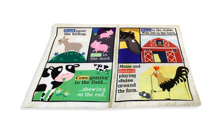 Crinkly Cloth Book - Farm Animals