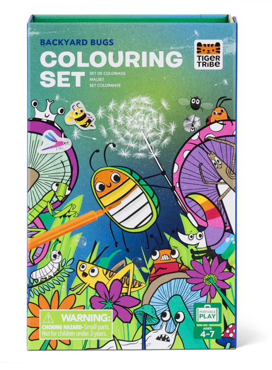 Colouring Set - Backyard Bugs