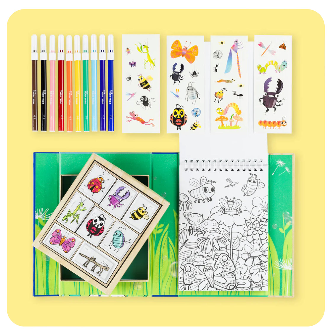 Colouring Set - Backyard Bugs