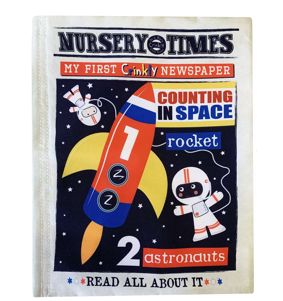 Crinkly Cloth Book - Counting In Space