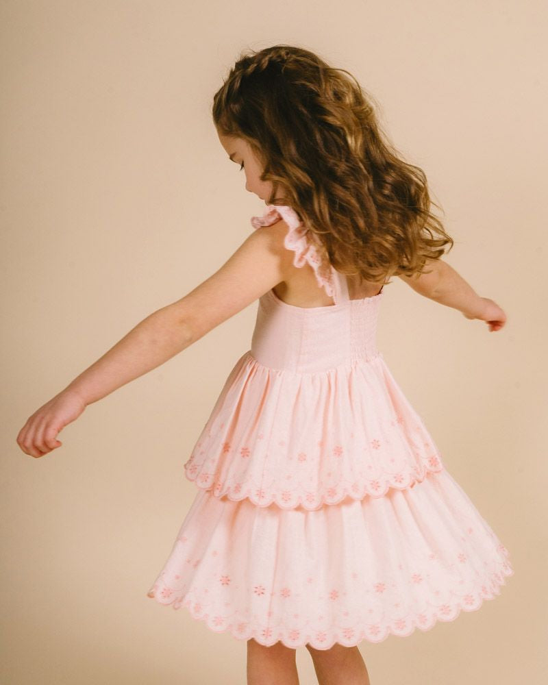 Tillie Broidery Girls Dress