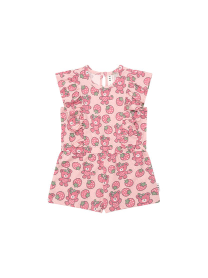 Berry Bear Frill Playsuit