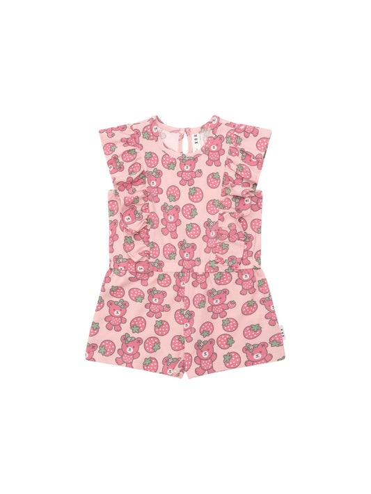 Berry Bear Frill Playsuit