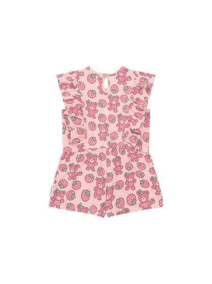 Berry Bear Frill Playsuit