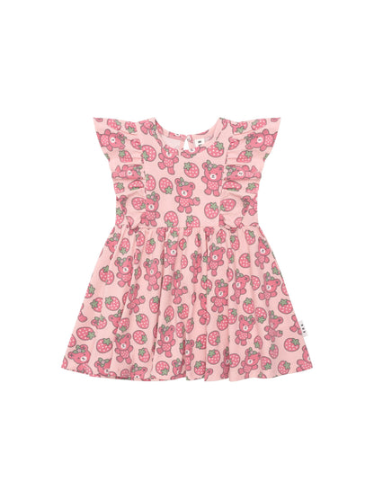 Berry Bear Frill Dress