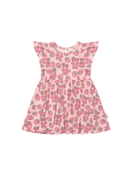 Berry Bear Frill Dress