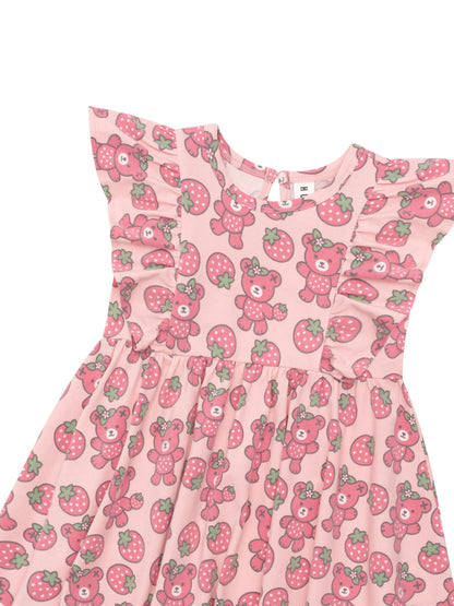 Berry Bear Frill Dress