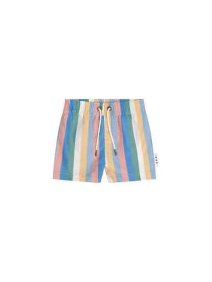 Vintage Stripe Swim Short