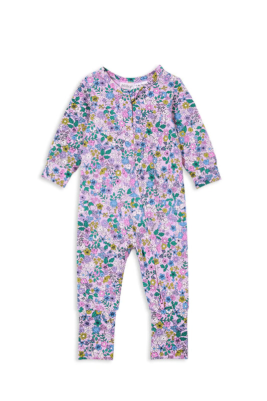 POSY ZIP ROMPER