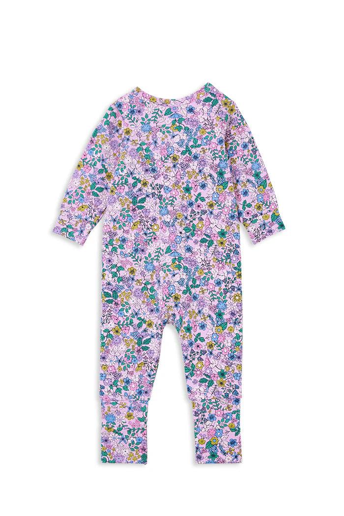 POSY ZIP ROMPER