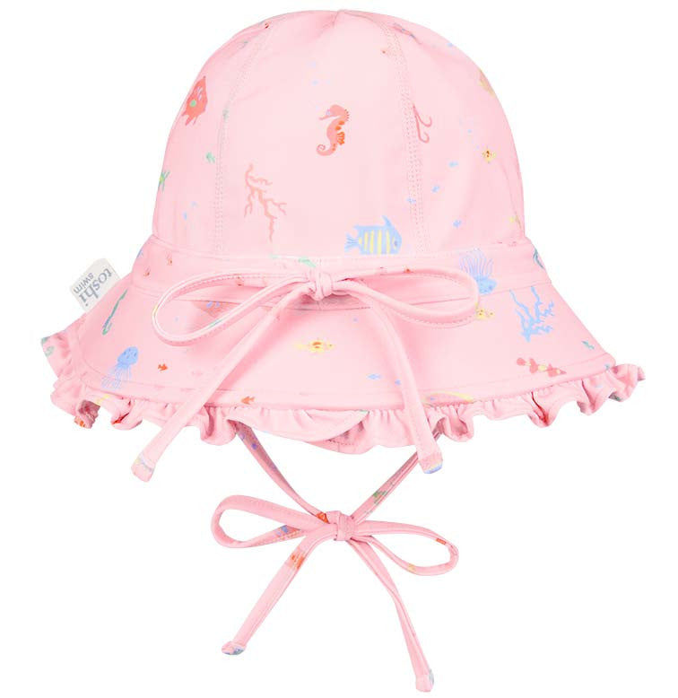 Swim Bell Hat Classic Coral