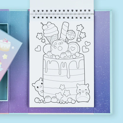Colouring Set - Kawaii Cafe