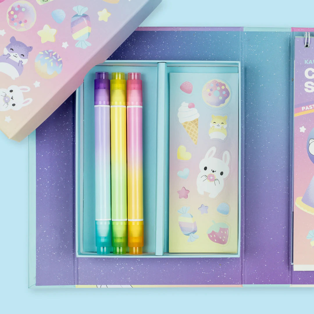 Colouring Set - Kawaii Cafe