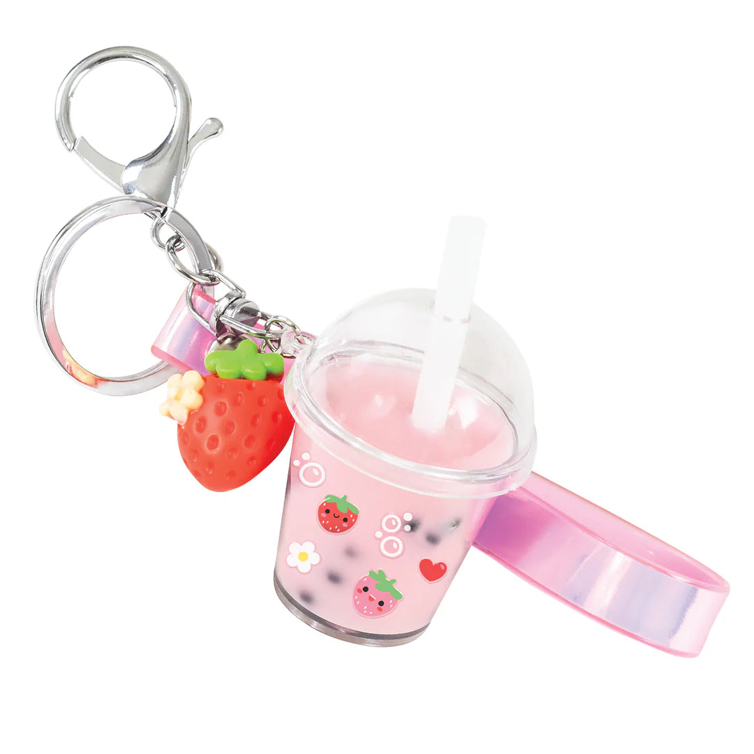 Bag Charm Kit - Strawberry Bubble Tea