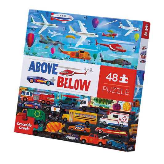 Above and Below Puzzle - Things That Go