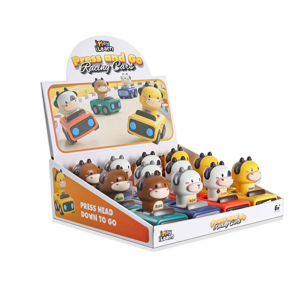 Press and Go Racing Cars