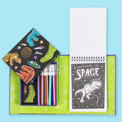 Colouring Set - Dinos in Space