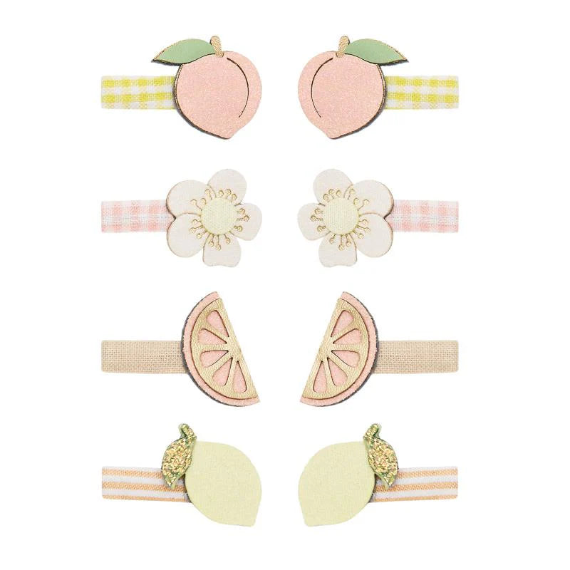Peachy Citrus Mini Clips