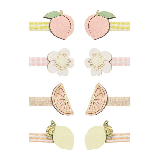 Peachy Citrus Mini Clips