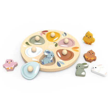 Garden Surprise Puzzle- Chicks & Bunnies