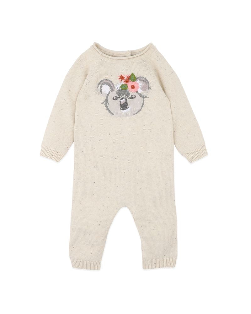 Charlie Koala Organic Knitted Romper