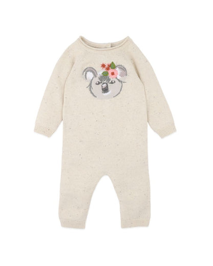 Charlie Koala Organic Knitted Romper