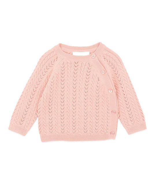 Gemma Organic Pointelle Knitted Jumper
