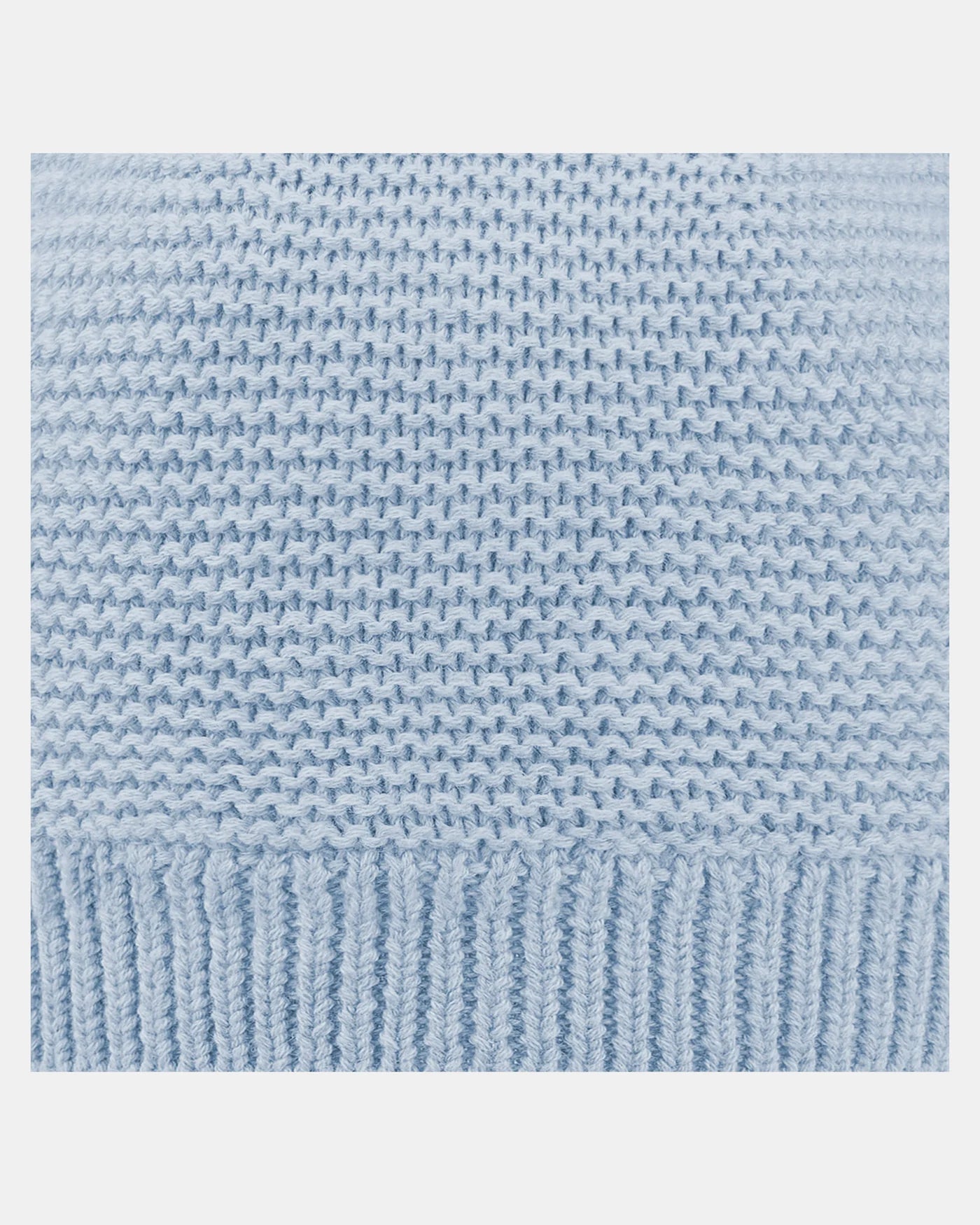 Organic Beanie Snowy - Bluebell