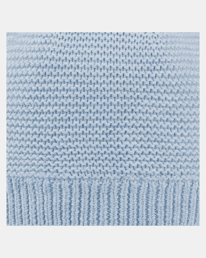 Organic Beanie Snowy - Bluebell