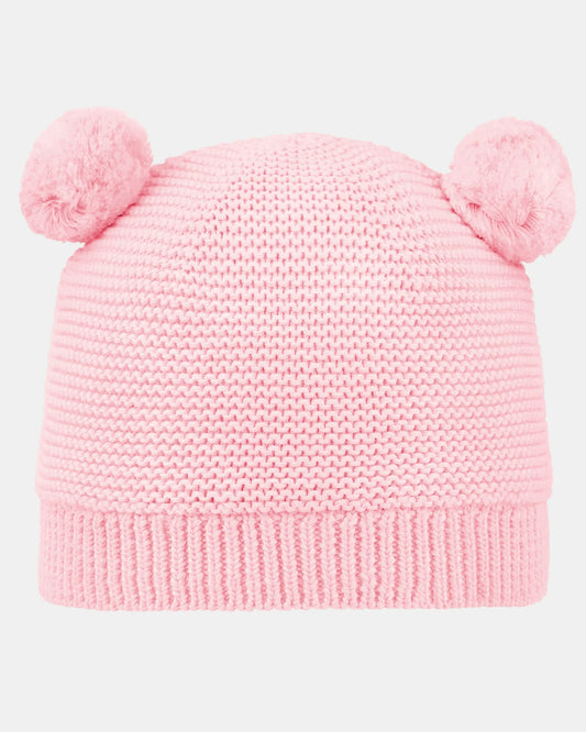 Organic Beanie Snowy - Misty Rose