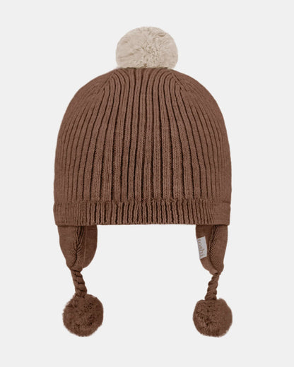 Organic Earmuff Bobby - Peppercorn