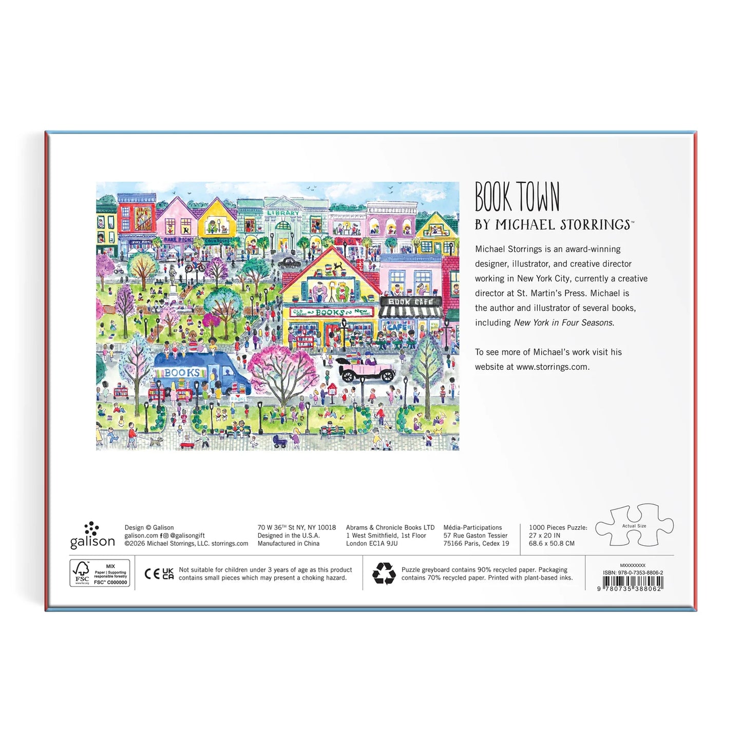 Storrings Book Town - 1000pc Puzzle