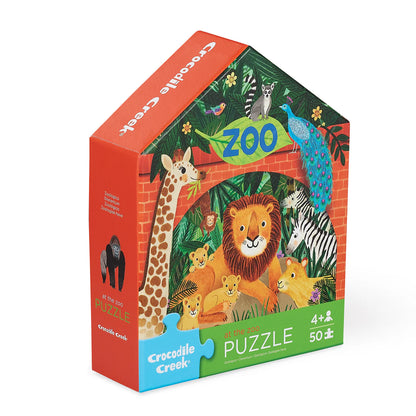 Flat House Puzzle 50Pc - Zoo
