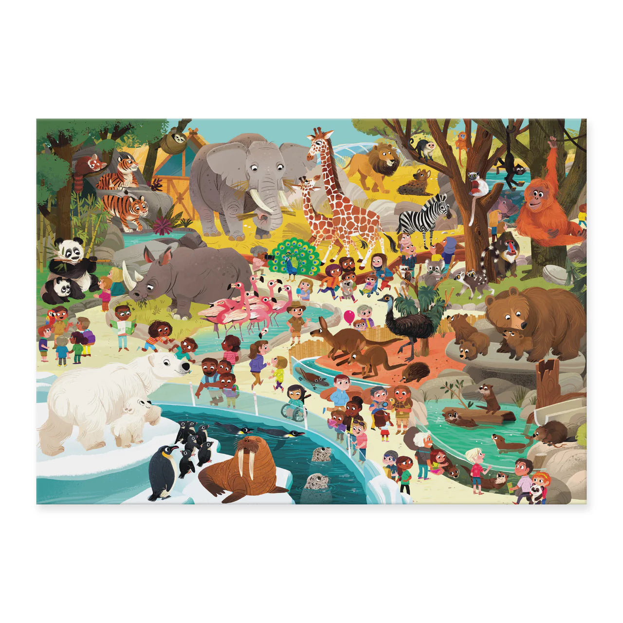 Day At the Zoo Puzzle 60Pc