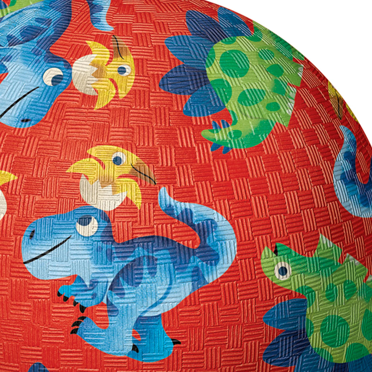 5 Inch Playground Ball - Dino Friends (red)