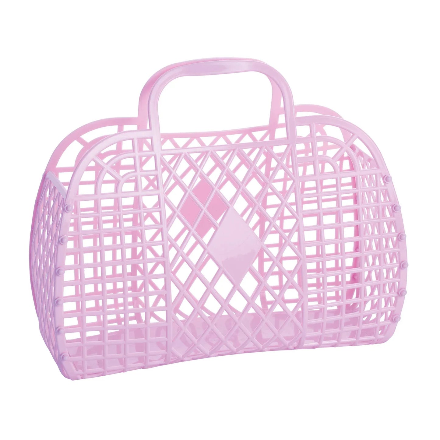 Sunjellies Retro Basket Large - Lilac