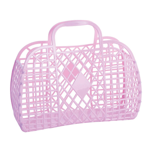 Sunjellies Retro Basket Large - Lilac