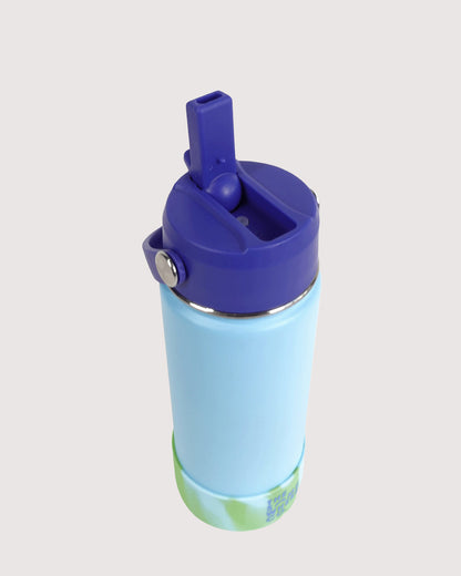 Drink Bottle - Dusty Blue Swirl