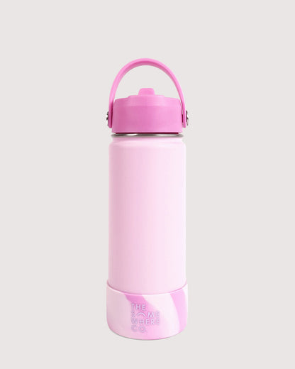 Drink Bottle - Pink Swirl
