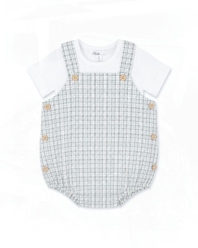 Taylor Check Bodysuit & Tee Set