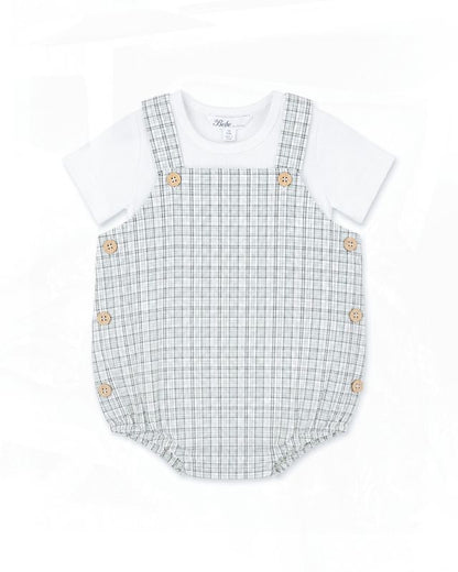 Taylor Check Bodysuit & Tee Set