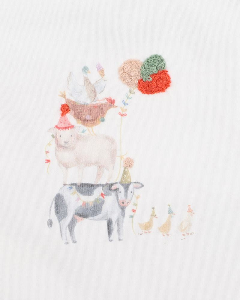 Scout Organic Animal Stack Bodysuit