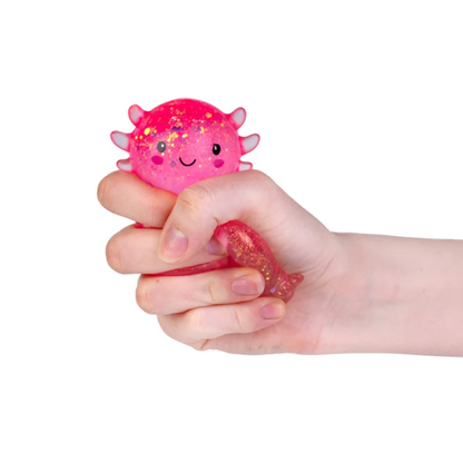 Smooshos Super Squeeze Glitter Axolotl