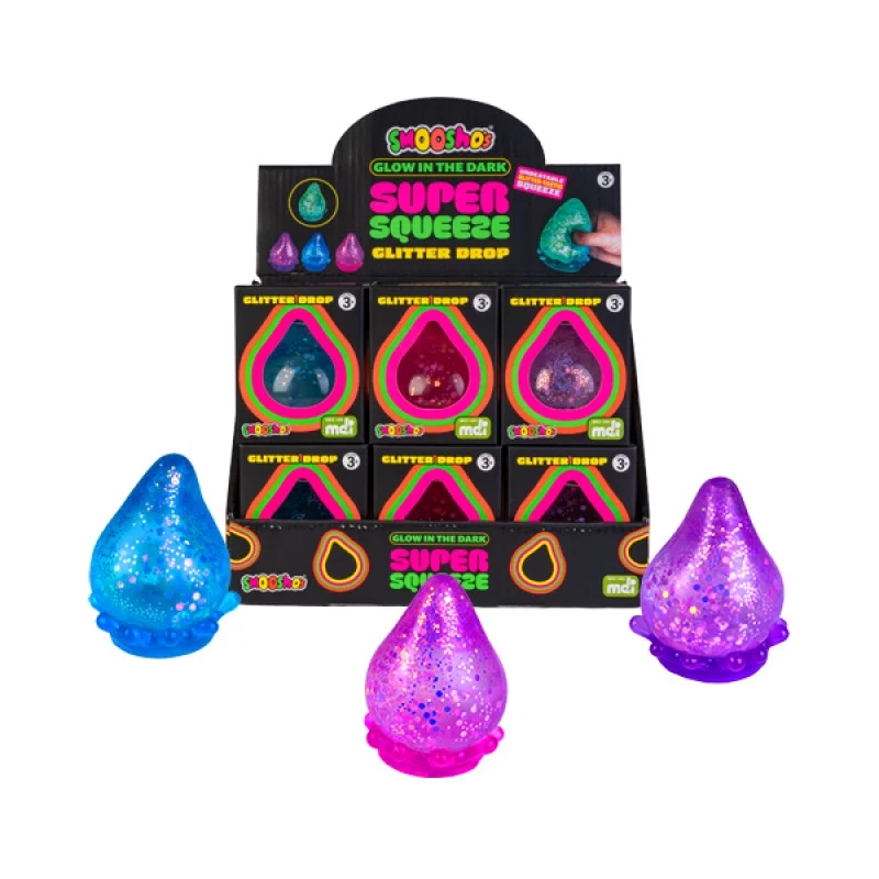 Smooshos Super Squeeze Glow In The Dark Glitter Drop