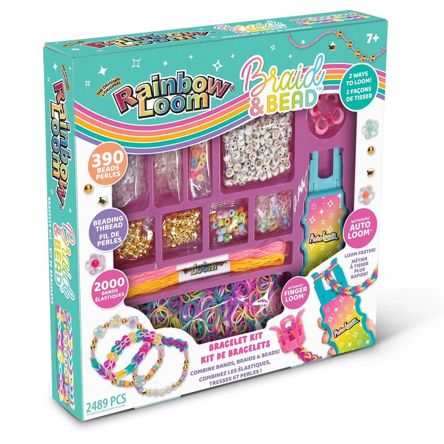 Braid and Bead Rainbow Loom