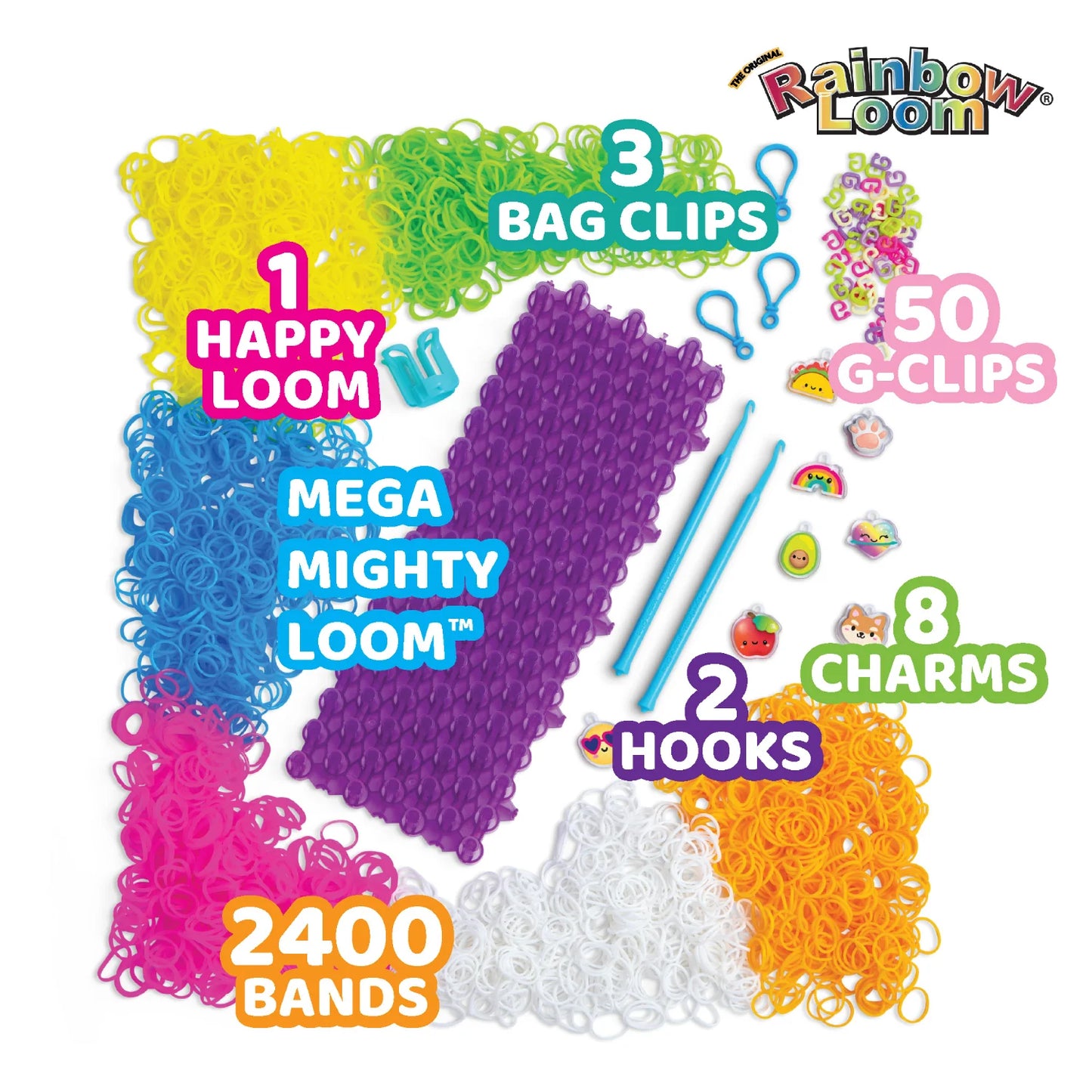 Mega Mighty Rainbow Loom