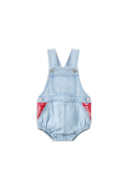 Bandana Denim Overall