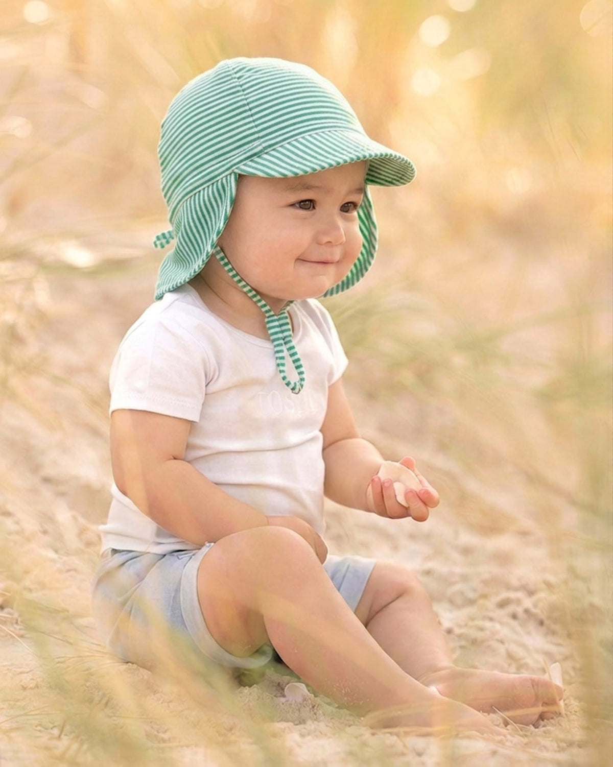 Flap Cap Mini Pistachio